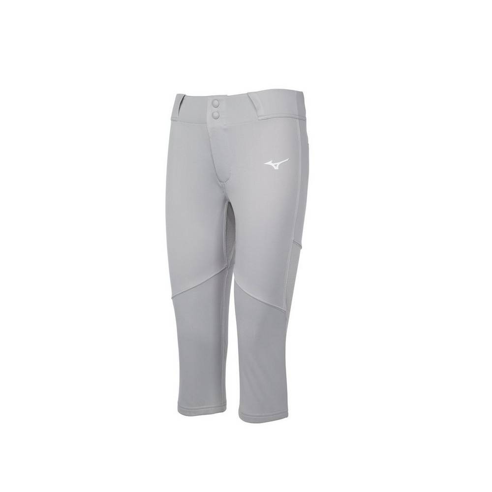 Womens Mizuno Aero Vent Softball Pants Grey Philippines (CIQXSV098)